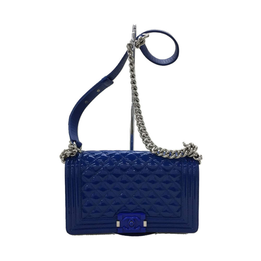 Chanel Calfskin Enamel Chain Shoulder Bag - Picture 1 of 6